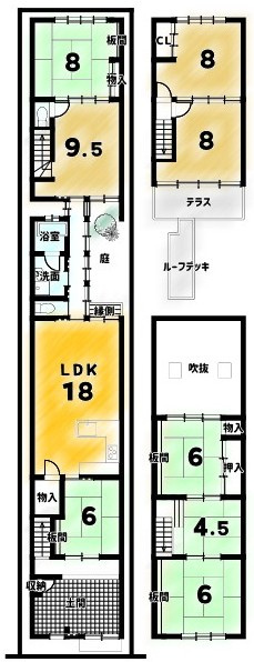 麩屋町通高辻下る鍵屋町