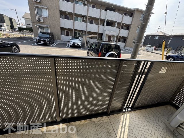 ルミエール　C棟のバルコニー