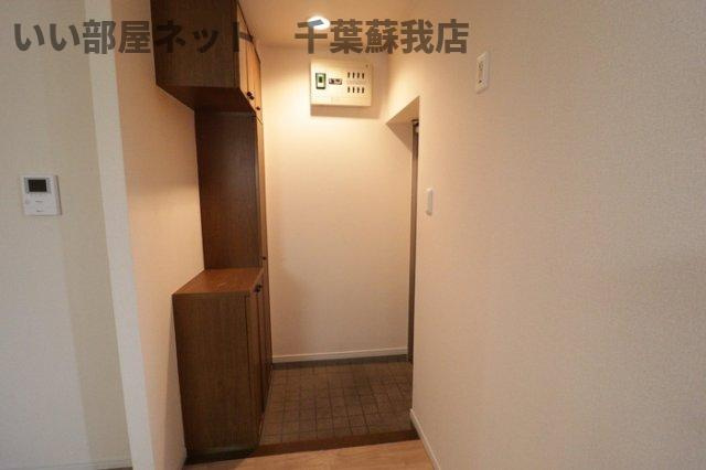 サンハイム学園前　Ｃの玄関|明るい玄関です