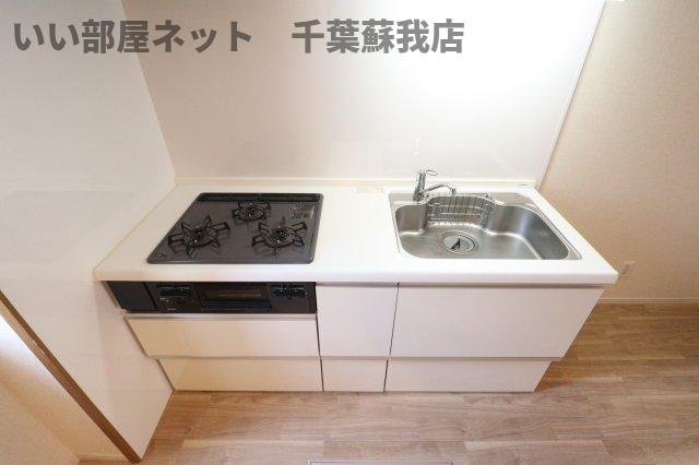 サンハイム学園前　Ｃのキッチン|お料理しやすいキッチンです