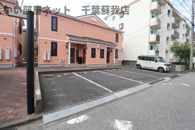 サンハイム学園前　Ｃの駐車場|駐車場に車を止められます