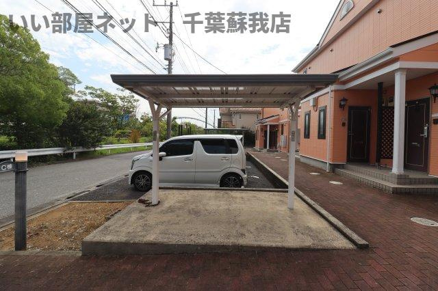 サンハイム学園前　Ｃのエントランス|駐輪場