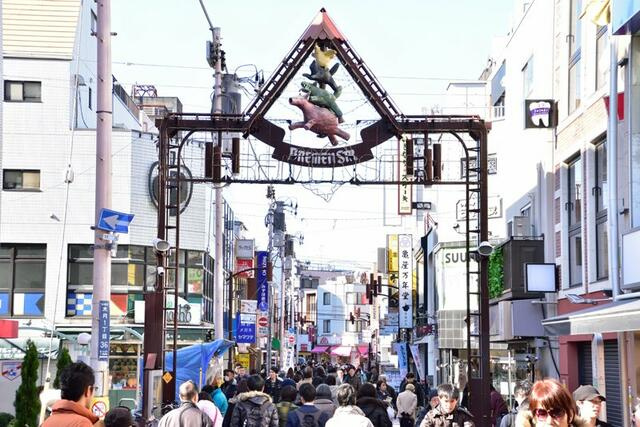 ブレーメン通り商店街まで350m
