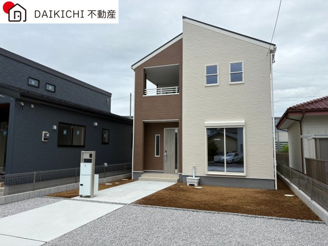 【外観】 | 熊谷市肥塚第3 Livele Garden.s　新築戸建　全3棟　3号棟 | 7/11撮影　3号棟