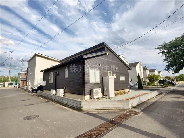 【前面道路含む現地写真】 | 川越市萱沼 | 開放感のある角地です