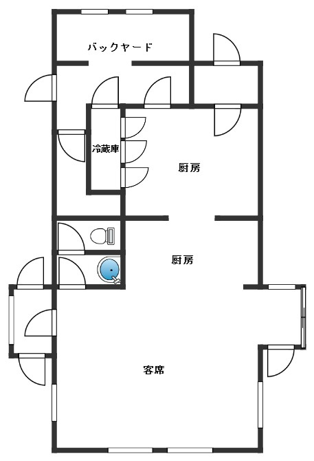 ６６８４５　岐阜市岩崎事業用の間取り