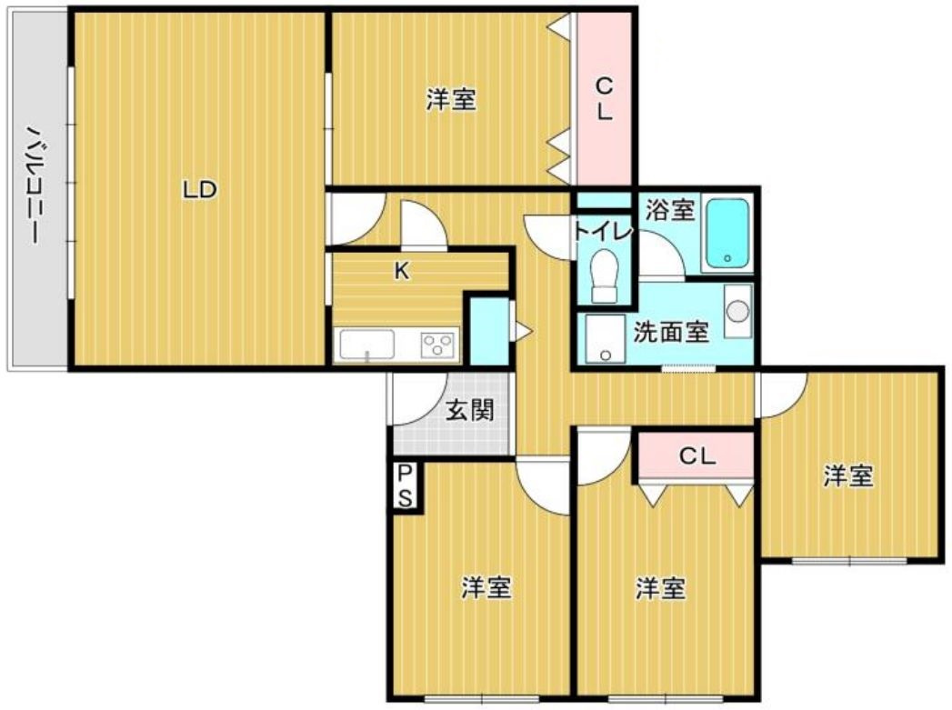 上ケ原TwentyEightの間取り