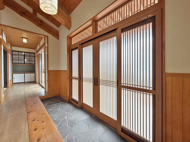 宮城野区岩切分台2丁目の玄関