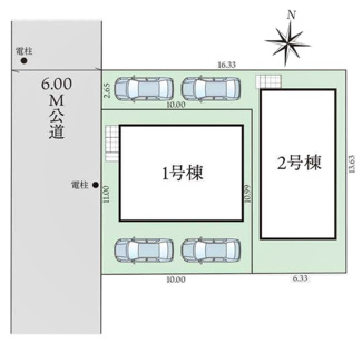 【区画図】 | 東村山市富士見町15期　全2棟　2号棟 | 東村山市富士見町15期　全2棟　2号棟