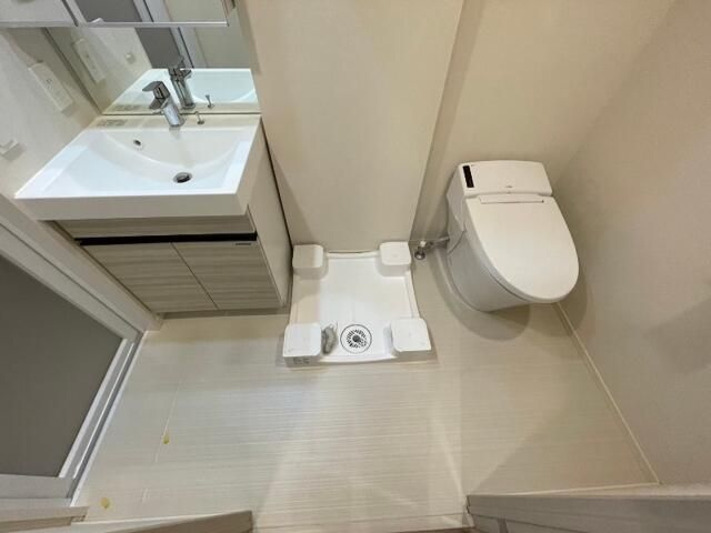 CREALpremier大島の洗面所