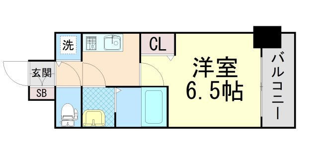 プレサンス神戸元町の間取り