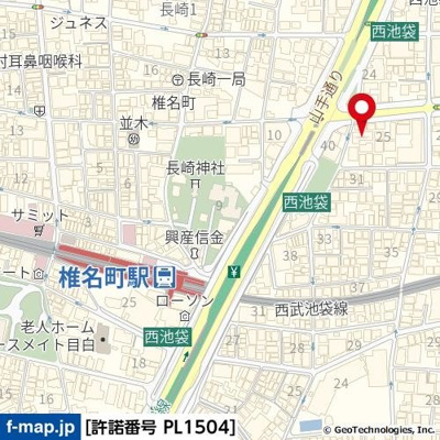 【地図】 | ハイシティ目白