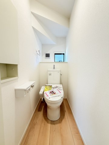 クレイドルガーデン藍住町富吉第1のトイレ|シンプルで使いやすいトイレです
