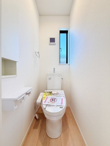 クレイドルガーデン藍住町富吉第1のトイレ|清潔感のあるトイレです