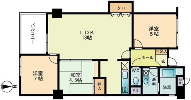 【間取り】 | ベルメゾン唐人町　★プライスホームなら仲介手数料が0円です！★