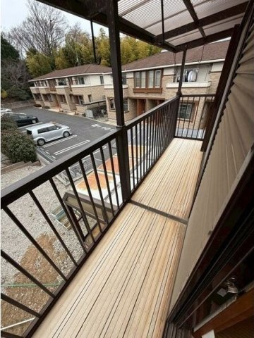 千葉県流山市名都借戸建のバルコニー|落ち着いた時間を過ごせるバルコニーです