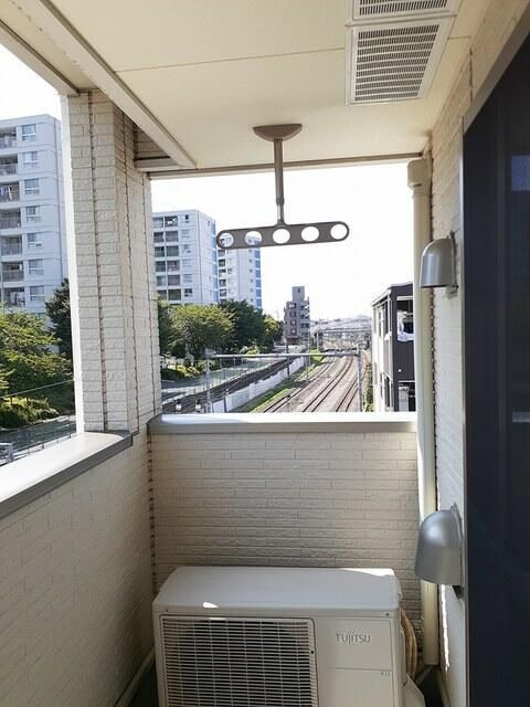ラルーチェⅡのバルコニー