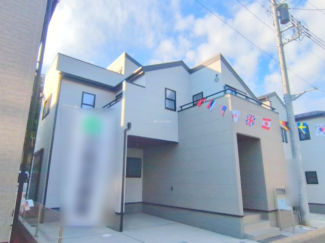 富士見市渡戸１丁目の新築一戸建の外観|安心の地盤サポートシステム20年保証、長期優良住宅認定物件♪