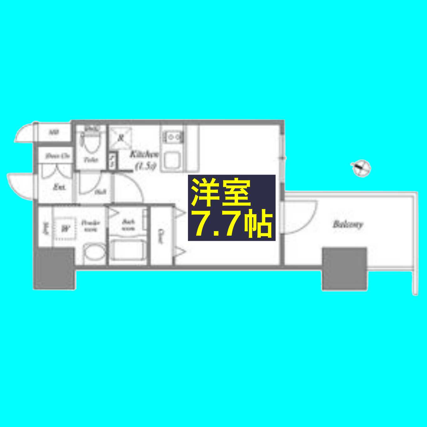 アドバンス名古屋モクシーの間取り