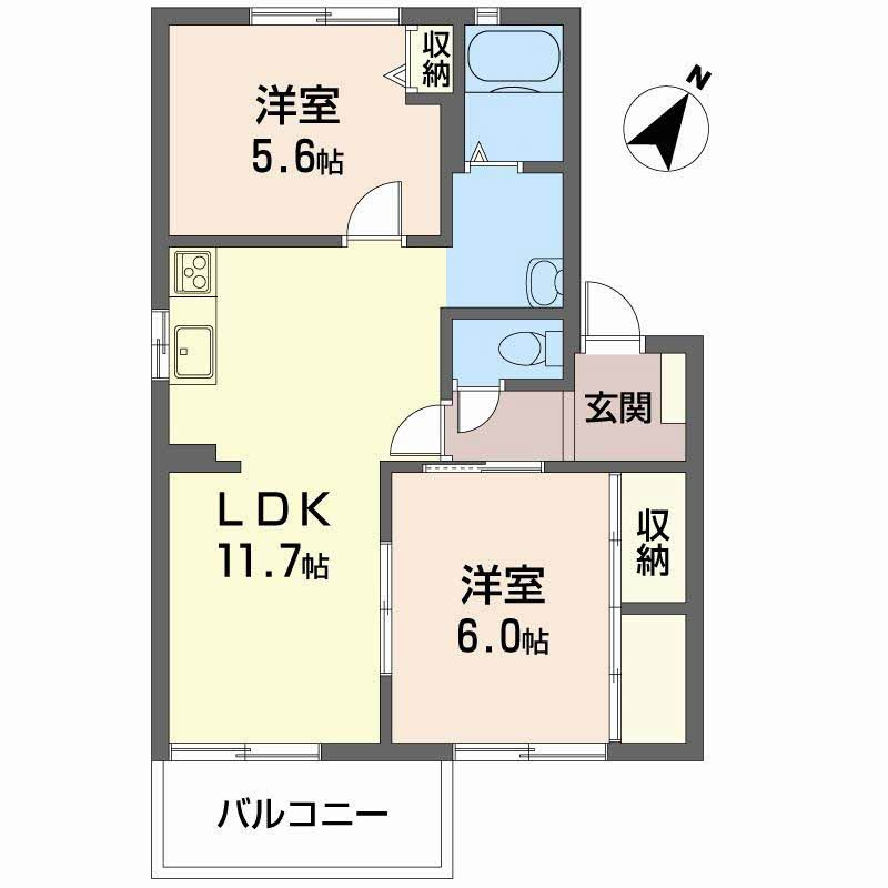 フォーレス御立東の間取り