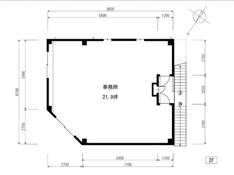 十三建設ビルの間取り