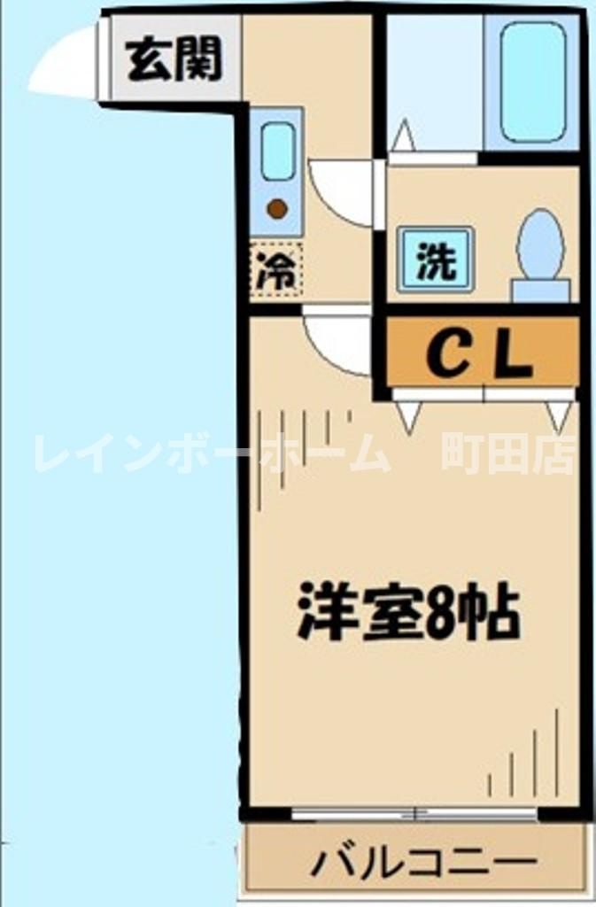 コモド淵野辺※初期費用分割あと払いサービス利用可能物件の間取り