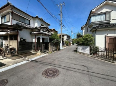 和歌山市納定の前面道路含む現地写真