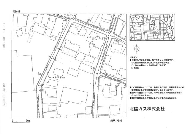 見附市本町2丁目　土地（上物有）の地図