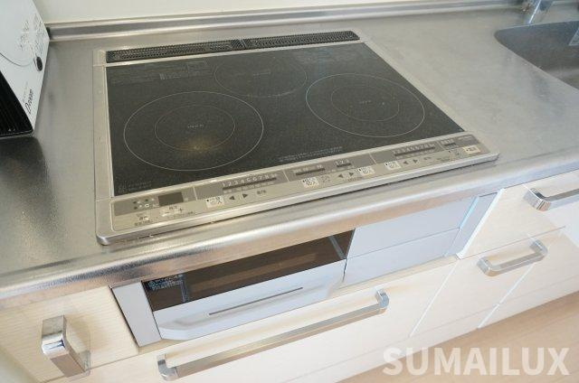 熊本市東区昭和町のアパートのキッチン