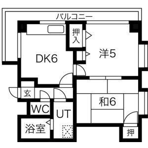 ゴーディ甲子園1番館の間取り