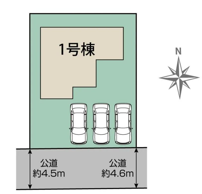 Blooming Garden 高崎市吉井町長根町2期 新築 の区画図