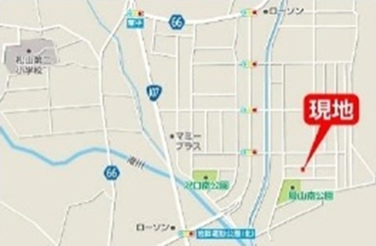 中古戸建　東松山市殿山町7-24（リフォーム住宅）の地図