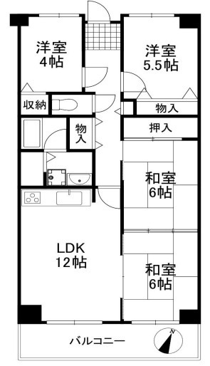 【間取り】 | ☆岸和田コーポラス1号棟
