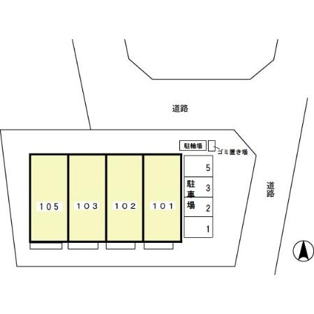 Ｅｌｉｓｅ大泉学園の区画図