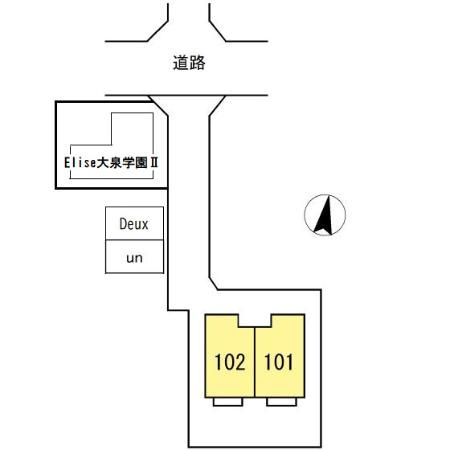 Ｅｌｉｓｅ大泉学園の区画図