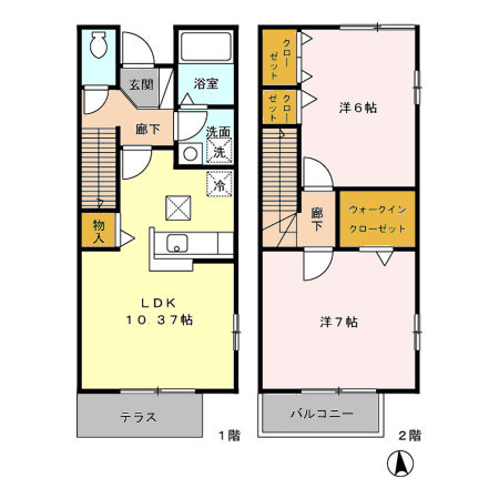 Ｅｌｉｓｅ大泉学園の間取り