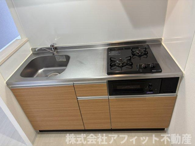 【キッチン】 | 月光福山三吉町 | 2口ガスコンロ※イメージです