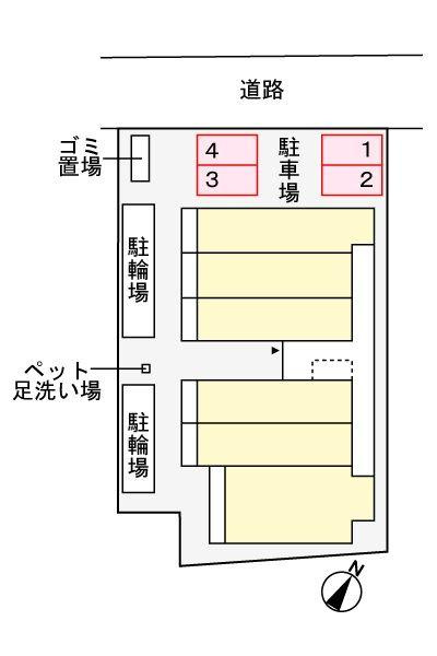 ジーアンビエンスの駐車場