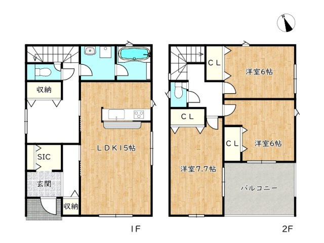 【間取り】 | 姫路市野里慶雲寺前町第1