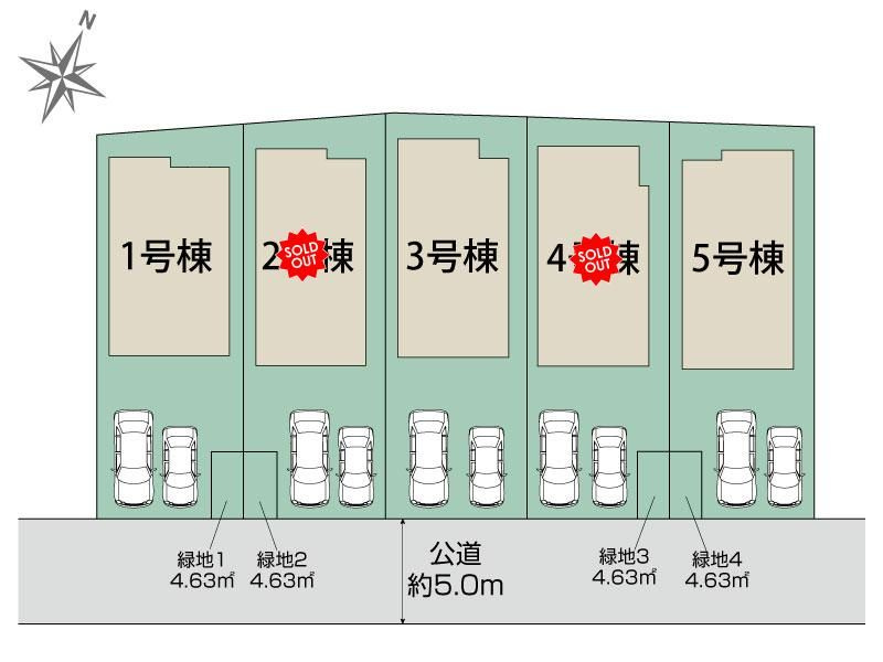 戸建 東久留米市小山５丁目の区画図