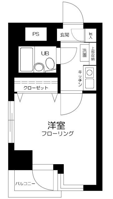 フェルテロアール祐天寺の間取り