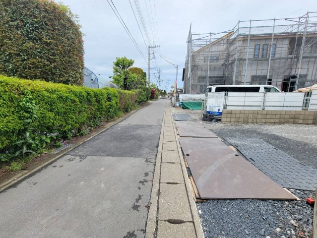【LiveleGarden】上三川町上三川 第10　全4邸の前面道路含む現地写真|○前面道路〇
西側約4ｍ（セットバック要）公道。
※2026年4月撮影