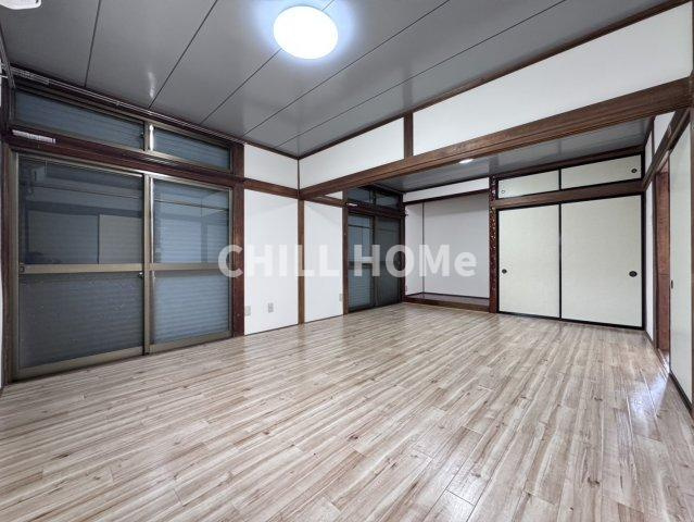 群馬県前橋市上大島町戸建の居間・リビング|当社、チルホームのHPもご覧ください(^^)/物件情報多数♪