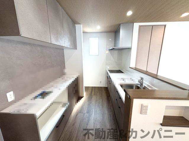 久米窪田町の新築のおうち　松山市久米窪田町新築戸建のキッチン|使いやすいキッチンです