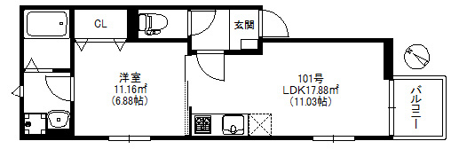 【間取り】 | ポラリス南福岡　★プライスホームなら仲介手数料が割引価格です！★