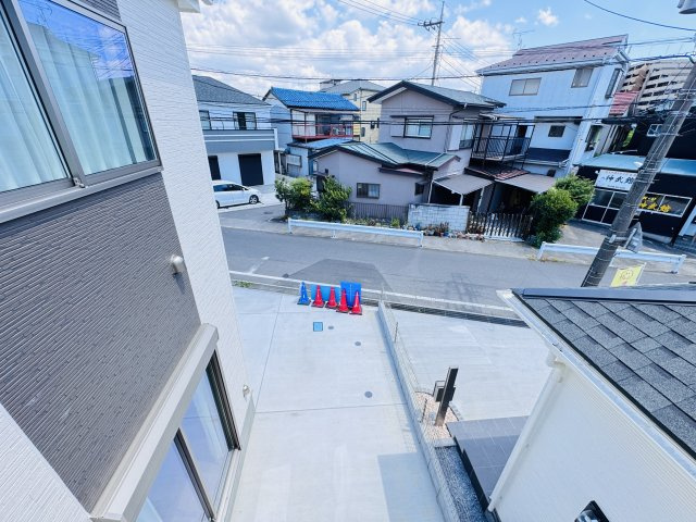 三郷市戸ケ崎５丁目新築戸建【吹上小学校：8分】の展望|バルコニーより道路側眺望