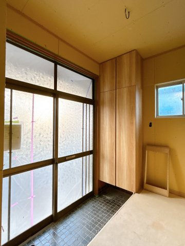 大塚町宮田の玄関
