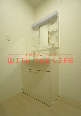 Spase広川A棟【キャッシュバック対象物件】の独立洗面台|独立洗面台です