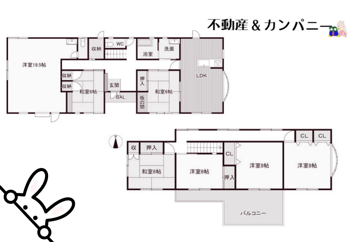 古川南１丁目の中古のおうち　松山市古川南１丁目中古戸建の間取り