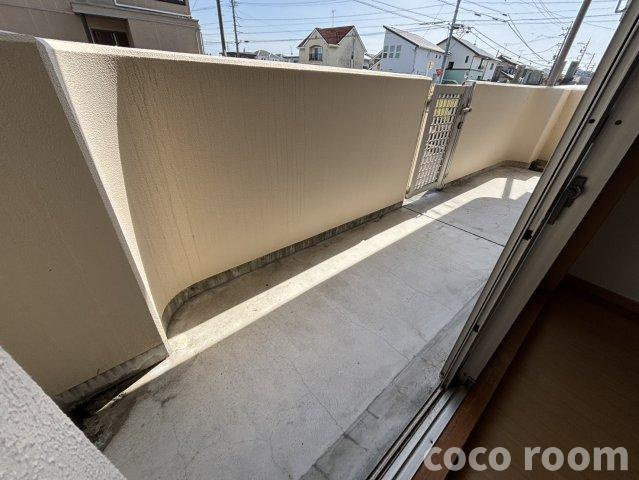 藤枝市小石川町３丁目の賃貸マンションのバルコニー
